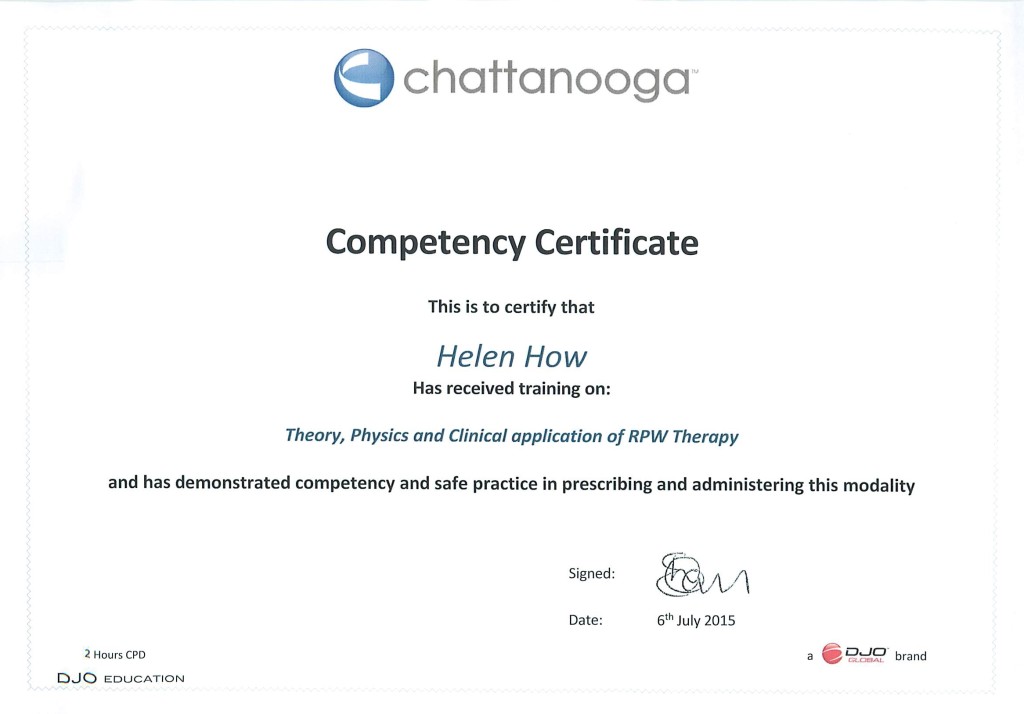 Chattanooga Competency Certificate0001