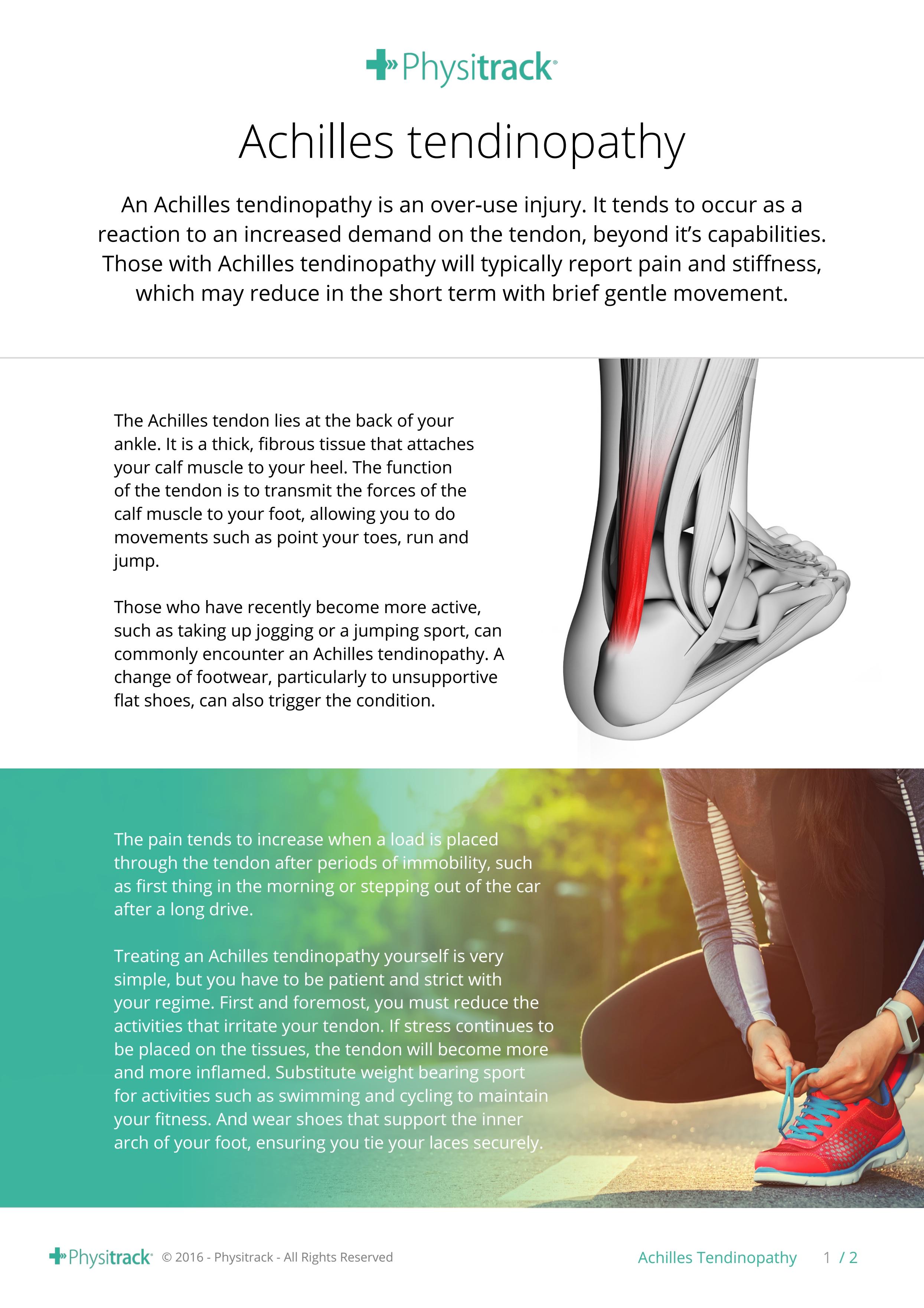 Achilles Tendon and Shockwave Therapy and Exercises