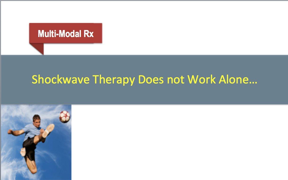 Shockwave Therapy  (Shockwave Therapy does not work alone)