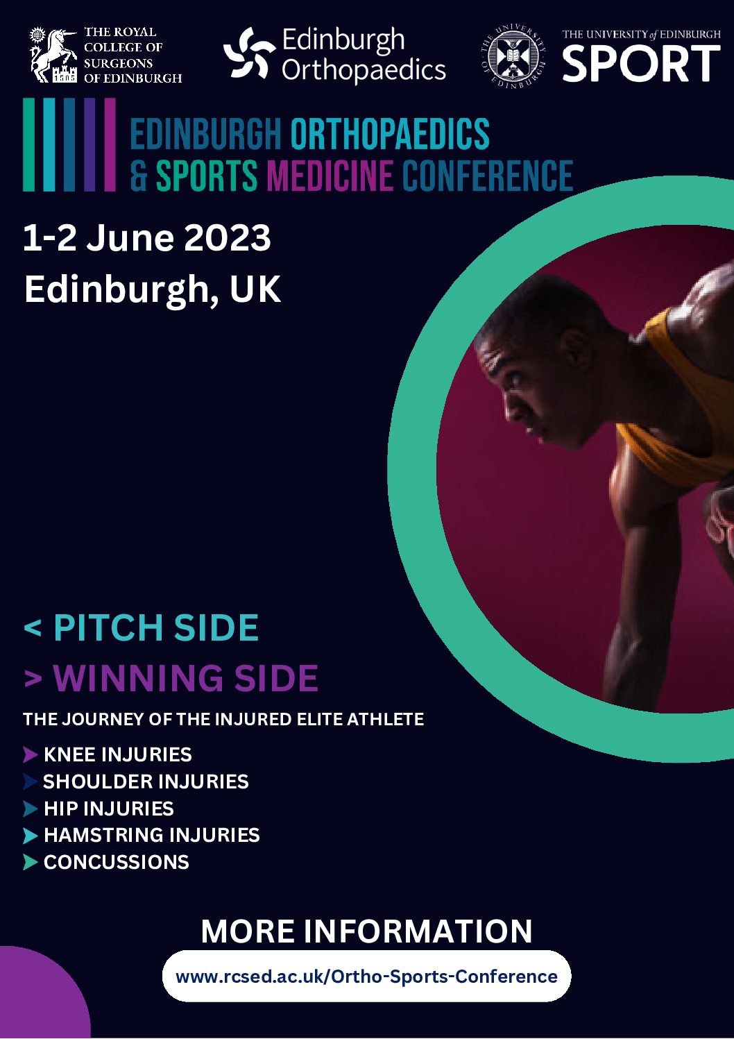 Edinburgh Sports Medicine Conference with International Speakers from Fifa NFL