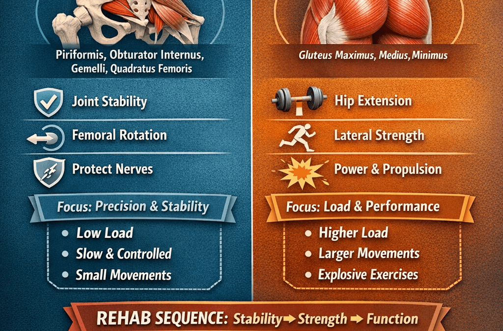 Deep  Gluteal vs Superficial Gluteal Rehabilitation